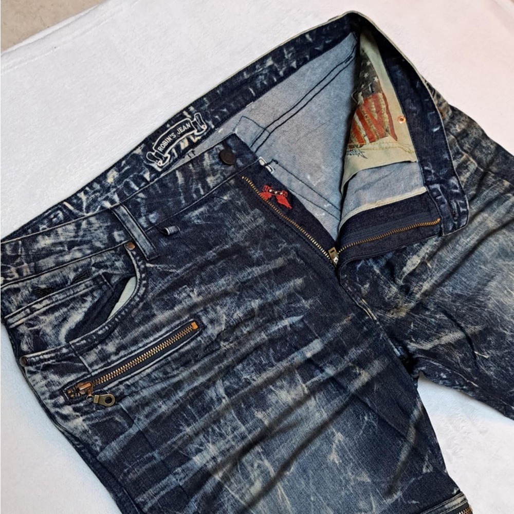 Robin's Jeans "THE SHOW" Moto Jeans Pants - Men's size 40 - Picture 4 of 11